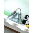 Borse Firmate Replica a secchiello Chanel 25C grande/piccola in pelle di vitello granata AS5311 AS5293 Blu