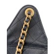 Borse Replica a secchiello Chanel 25C grande/piccola in pelle di vitello granata AS5311 AS5293 Nero