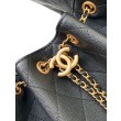 Borse Replica a secchiello Chanel 25C grande/piccola in pelle di vitello granata AS5311 AS5293 Nero