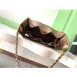 Borsa a secchiello Chanel 25C grande/piccola in pelle di vitello granata AS5311 AS5293 Oro scuro
