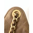 Borsa a secchiello Chanel 25C grande/piccola in pelle di vitello granata AS5311 AS5293 Oro scuro
