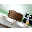 Borsa a secchiello Chanel 25C grande/piccola in pelle di vitello granata AS5311 AS5293 Oro scuro
