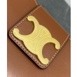 Borsa a tracolla Celine Ava Triomphe Half Moon Caffè