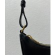 Borsa a tracolla Celine Ava Triomphe Half Moon Nera