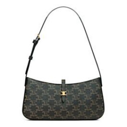 Borsa a tracolla Celine Tina Caffè scuro