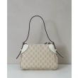 Borsa a tracolla Gucci GG Emblem Piccola 815218 Crema
