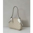 Borsa a tracolla Gucci GG Emblem Piccola 815218 Crema