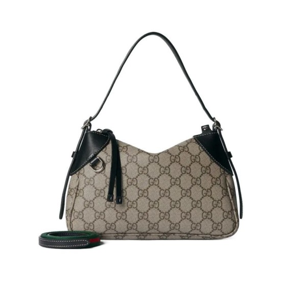 Borse Imitazioni a tracolla Gucci GG Emblem Piccola 815218 Marrone