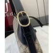 Borse Firmate Replica a tracolla media Gucci serie GG Emblem 815216 Nera