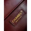 Borsa Replica 1:1 Chanel 25A Mini/Piccola Flap con Catena Dorata AS2649 AS2615 Bordeaux
