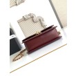 Borsa Replica 1:1 Chanel 25A Mini/Piccola Flap con Catena Dorata AS2649 AS2615 Bordeaux