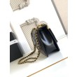 Replica Perfetta Chanel 25A Mini/Piccola Flap con Catena Dorata AS2649 AS2615 Nero