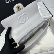 Borse Replica Chanel 25P con patta e manico superiore AS5356 Beige