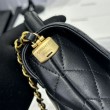 Borsa Chanel 25P con patta e manico superiore AS5356 Nera