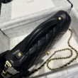 Borsa Chanel 25P con patta e manico superiore AS5356 Nera