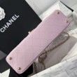 Borsa Replica 1:1 Chanel 25P con patta e manico superiore AS5356 Rosa