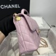 Borsa Replica 1:1 Chanel 25P con patta e manico superiore AS5356 Rosa