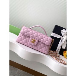Borsa Chanel 25P Mini con patta e manico superiore AS5354 Beige