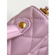 Borsa Chanel 25P Mini con patta e manico superiore AS5354 Beige