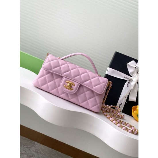 Borsa Chanel 25P Mini con patta e manico superiore AS5354 Beige