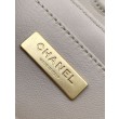 Bora Pari all'originale replica Chanel 25P Mini Flap con Manico Superiore AS5354 Rosa