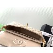 Bora Pari all'originale replica Chanel 25P Mini Flap con Manico Superiore AS5354 Rosa