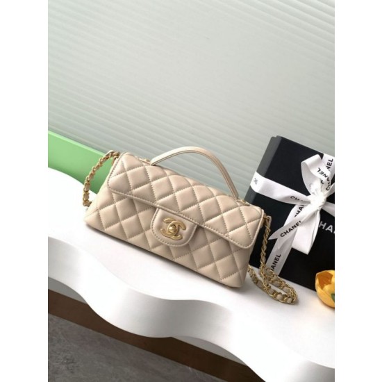 Bora Pari all'originale replica Chanel 25P Mini Flap con Manico Superiore AS5354 Rosa