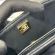 Borsa Chanel 25P piccola con patta e manico superiore AS5355 Nera