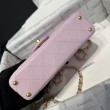 Borse Firmate Replica Chanel 25P piccola con patta e manico superiore AS5355 Rosa