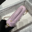 Borse Firmate Replica Chanel 25P piccola con patta e manico superiore AS5355 Rosa