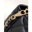 Borsa Replica 1:1 Chanel 25S Edizione Limitata Vanity Case con Manico Superiore AP4591 Nero