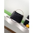 Borsa Replica 1:1 Chanel 25S Edizione Limitata Vanity Case con Manico Superiore AP4591 Nero