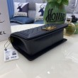 Borsa Chanel Boy Flap Classic A67086 Pelle di vitello granata hardware bronzo nera