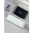 Borsa Chanel Boy Flap Classic A67086 Pelle di vitello granata hardware oro/argento bianca