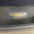 Borsa Chanel Boy Flap Classic A67086 Pelle di vitello granata hardware oro/argento blu