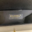 Borsa Chanel Boy Flap Classic A67086 Pelle di vitello granata hardware oro/argento nera