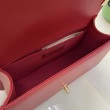 Borsa Chanel Boy Flap Classic A67086 Pelle di vitello granata hardware oro/argento rossa