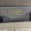 Borsa Replica 1:1 Chanel Boy Flap Classic A67086 Pelle di vitello granata hardware oro grigio