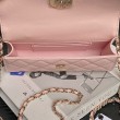 Borse Firmate Replica Chanel Kelly Dark Horse con manico lungo AP3238 Rosa