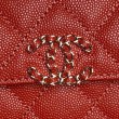 Borsa Chanel Kelly Dark Horse con manico lungo AP3238 Rosso