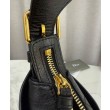 Imitazioni borse griffate Dior Voyage Flat Half Moon Macrocannage Piccola/Grande Nera
