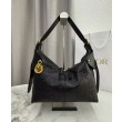 Imitazioni borse griffate Dior Voyage Flat Half Moon Macrocannage Piccola/Grande Nera