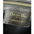 Imitazioni borse griffate Dior Voyage Flat Half Moon Macrocannage Piccola/Grande Nera
