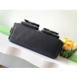 Borsa hobo Chanel 25C grande/maxi metallizzata AS5339 AS5302 Nero