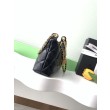 Borsa hobo Chanel 25S AS5528 Metallo dorato Nero