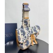 Borsa Saddle Dior Dior Oblique denim jacquard Blu
