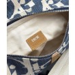 Borsa Saddle Dior Dior Oblique denim jacquard Blu