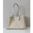 Borsa tote grande Gucci GG Emblem 815213 Nero