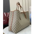 Borsa tote oversize Gucci GG Emblem Series 815212 Caffè
