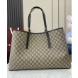 Bora Pari all'originale replica tote oversize Gucci GG Emblem Series 815212 Nero